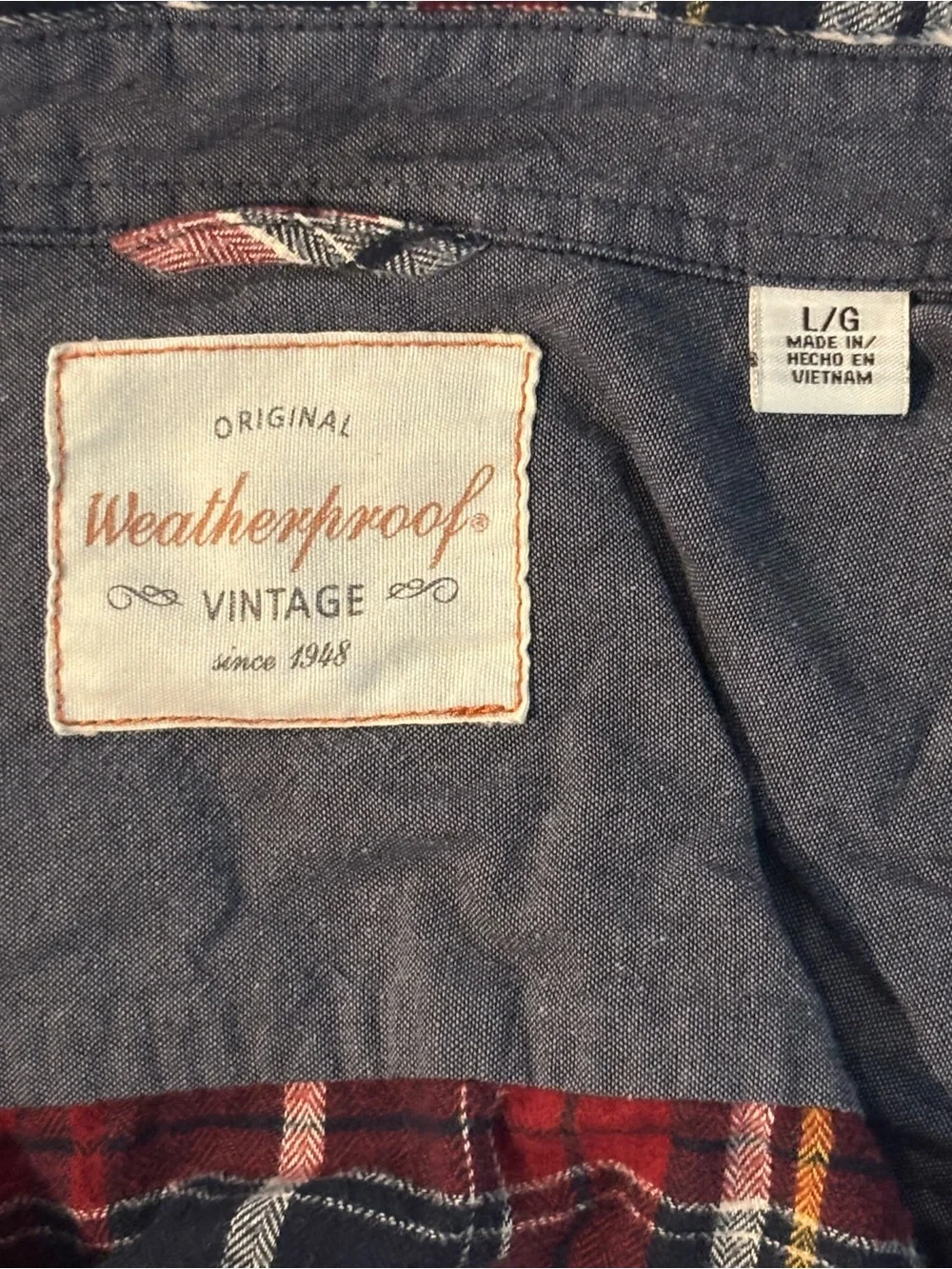 Weatherproof Vintage Plaid Flannel